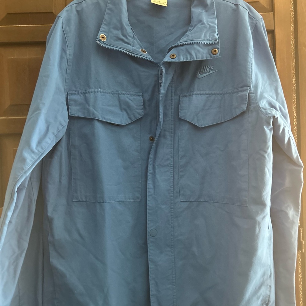 Nike Men's Slate Blue Shirt Jacket